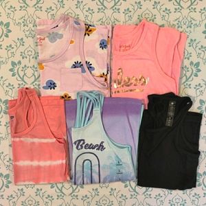 Girls L (10/12) tank tops